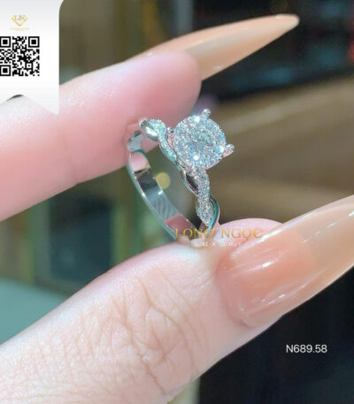 Nhẫn Nữ Kim Cương N68958 Kim Cương Giá Tốt