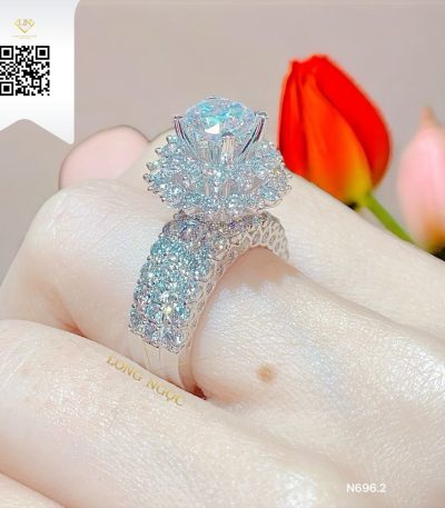 Nhẫn Nữ Kim Cương N6962 Kim Cương Giá Tốt