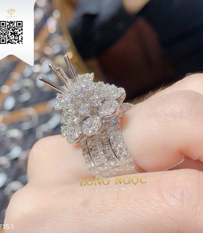 Nhẫn Nữ Kim Cương N7151 Kim Cương Giá Tốt