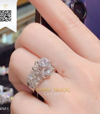 Nhẫn Nữ Kim Cương N7371 Kim Cương Giá Tốt
