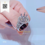 Nhẫn Nữ Kim Cương N750 Long Ngọc luxury