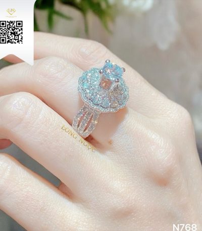 Nhẫn Nữ Kim Cương N768 Kim Cương Giá Tốt