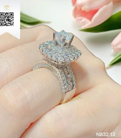 Nhẫn Nữ Kim Cương N83213 Kim Cương Giá Tốt