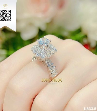 Nhẫn Nữ Kim Cương N8336 Kim Cương Giá Tốt
