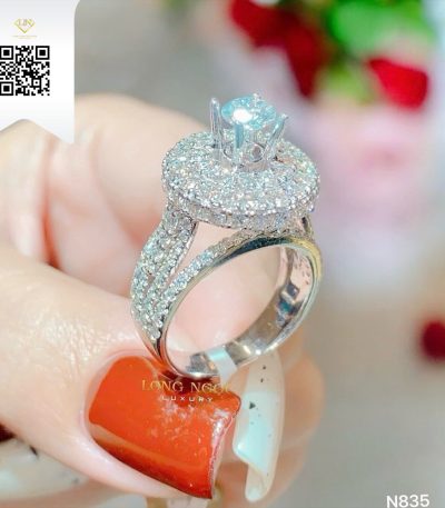 Nhẫn Nữ Kim Cương N835 Kim Cương Giá Tốt