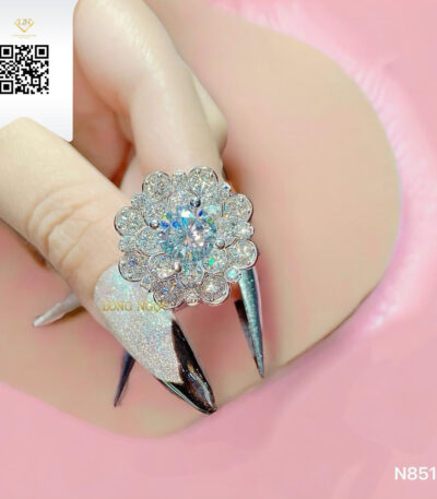 Nhẫn Nữ Kim Cương N851 Kim Cương Giá Tốt