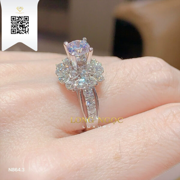 Nhẫn Nữ Kim Cương N8643 Dương Trần Daimond