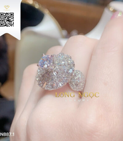 Nhẫn Nữ Kim Cương N8871 Kim Cương Giá Tốt
