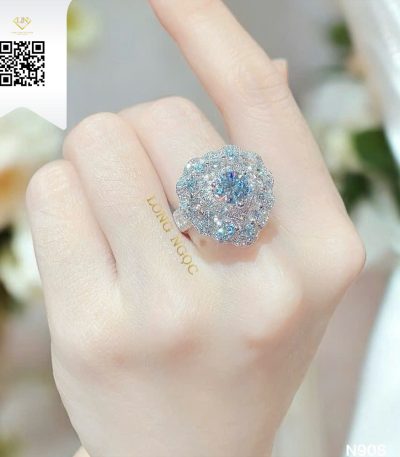 Nhẫn Nữ Kim Cương N908 Kim Cương Giá Tốt
