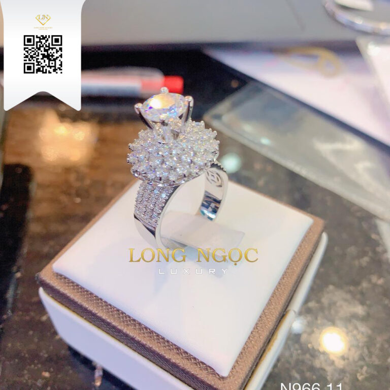 Nhẫn Nữ Kim Cương N96611 Kim Cương Giá Tốt