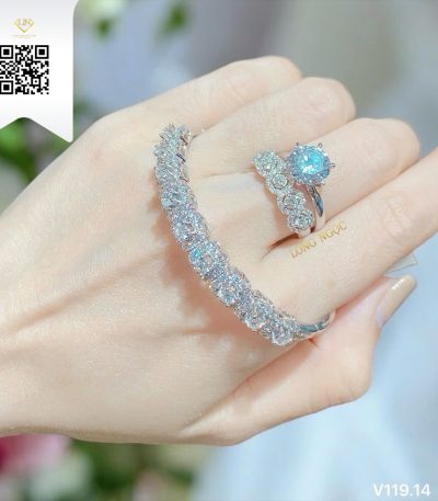 Vòng Tay Kim Cương V11914 Kim Cương Giá Tốt