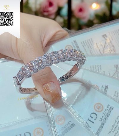 Vòng Tay Kim Cương V11924 Kim Cương Giá Tốt