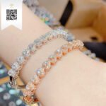Vòng Tay Kim Cương V1198 Trần Dương Daimond Long Ngọc Luxury