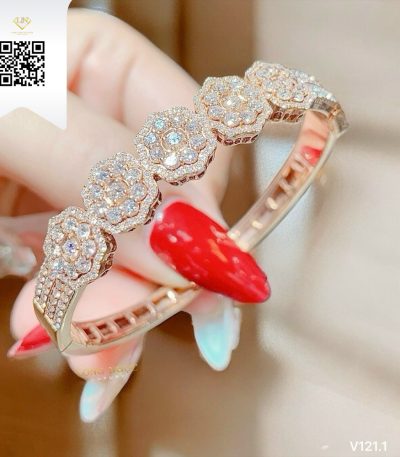 Vòng Tay Kim Cương V1211 Kim Cương Giá Tốt