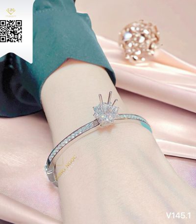 Vòng Tay Kim Cương V1451 Kim Cương Giá Tốt