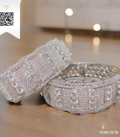 Vòng Tay Kim Cương V14913 Kim Cương Giá Tốt