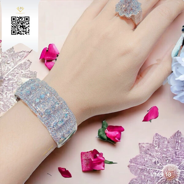 Vòng Tay Kim Cương V14918 Dương Trần Daimond