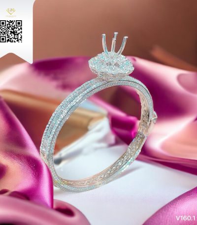 Vòng Tay Kim Cương V1601 Kim Cương Giá Tốt