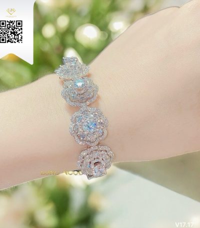 Vòng Tay Kim Cương V1717 Kim Cương Giá Tốt
