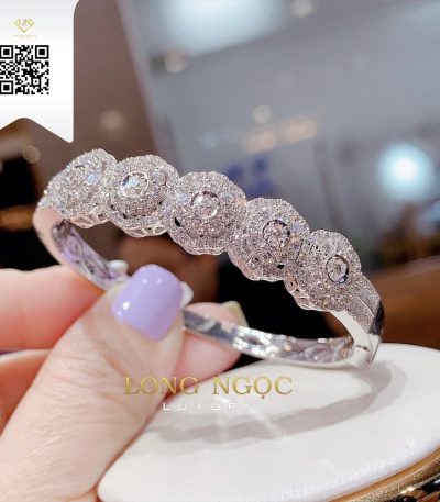 Vòng Tay Kim Cương V1721 Kim Cương Giá Tốt