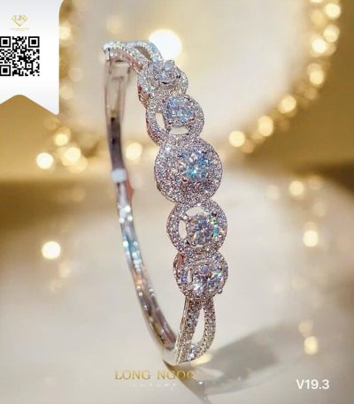 Vòng Tay Kim Cương V193 Kim Cương Giá Tốt