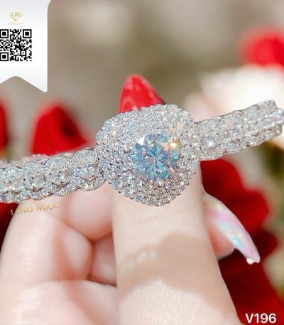Vòng Tay Kim Cương V196 Kim Cương Giá Tốt