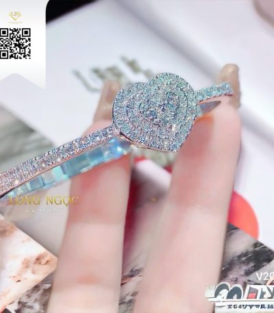Vòng Tay Kim Cương V207 Kim Cương Giá Tốt