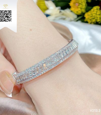 Vòng Tay Kim Cương V2132 Kim Cương Giá Tốt
