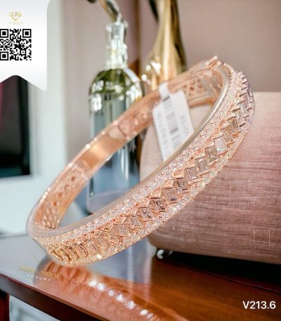 Vòng Tay Kim Cương V2136 Kim Cương Giá Tốt