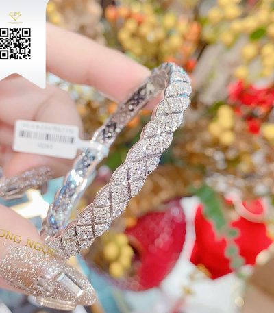 Vòng Tay Kim Cương V2265 Kim Cương Giá Tốt