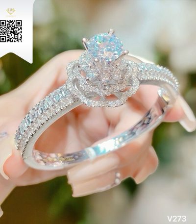 Vòng Tay Kim Cương V273 Kim Cương Giá Tốt