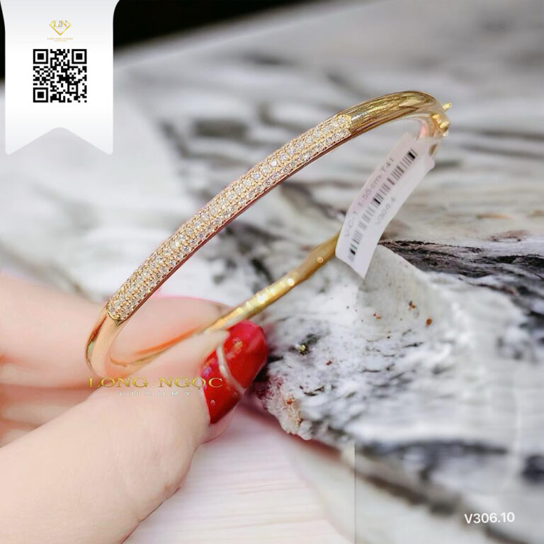 Vòng Tay Kim Cương V30610 Kim Cương Giá Tốt