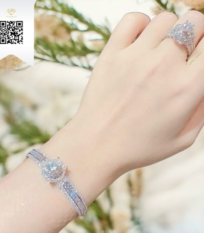 Vòng Tay Kim Cương V314 Kim Cương Giá Tốt