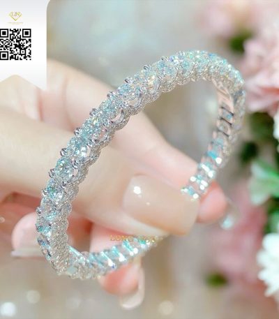Vòng Tay Kim Cương V3537 Kim Cương Giá Tốt