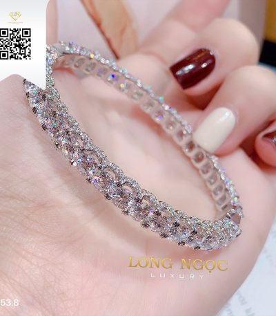 Vòng Tay Kim Cương V3538 Kim Cương Giá Tốt