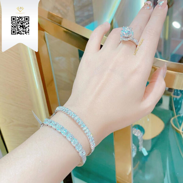 Vòng Tay Kim Cương V358 Dương Trần Daimond