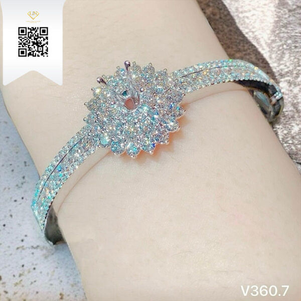 Vòng Tay Kim Cương V3607 Dương Trần Daimond