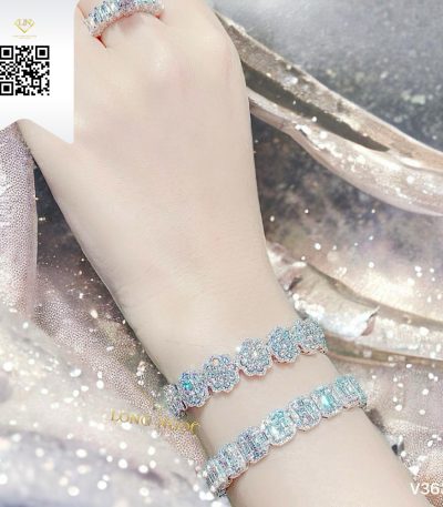 Vòng Tay Kim Cương V363 Long Ngọc luxury