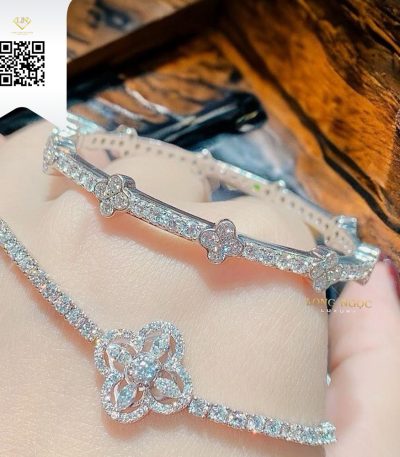 Vòng Tay Kim Cương V3783 Kim Cương Giá Tốt