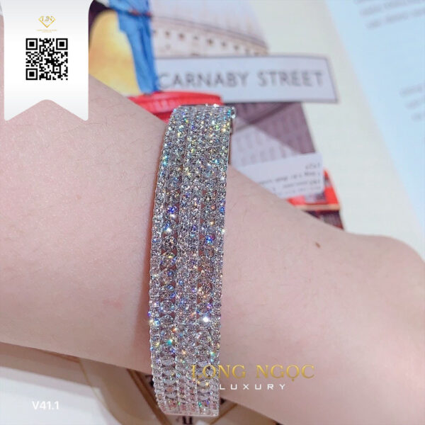 Vòng Tay Kim Cương V411 Dương Trần Daimond