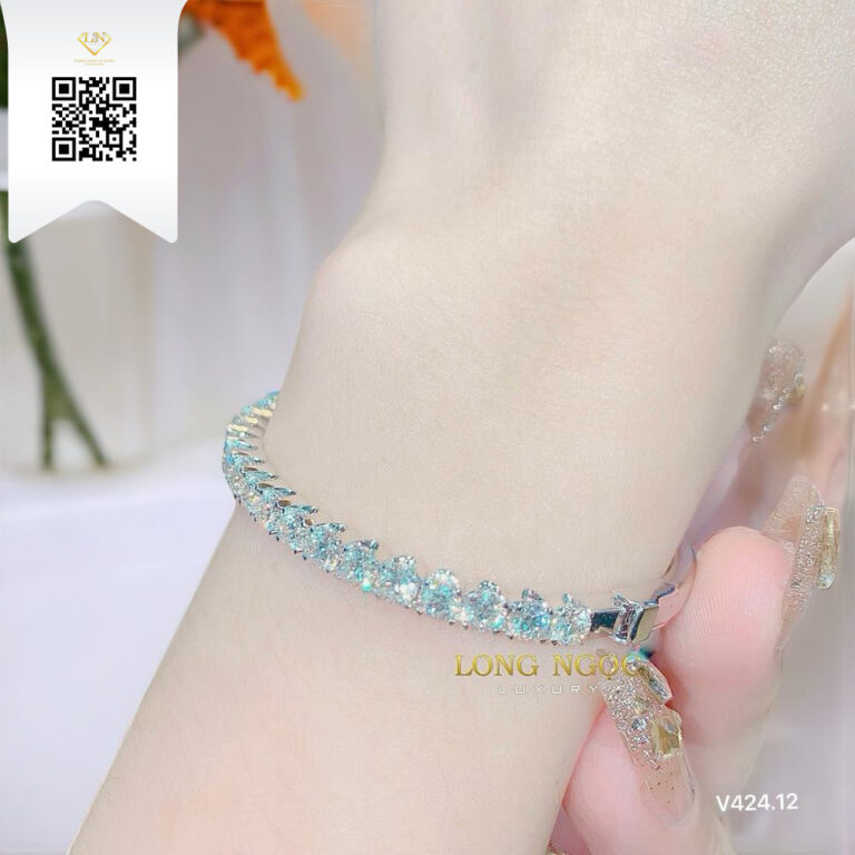 Vòng Tay Kim Cương V42412 Kim Cương Giá Tốt