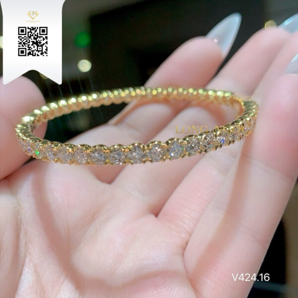 Vòng Tay Kim Cương V42416 Dương Trần Daimond