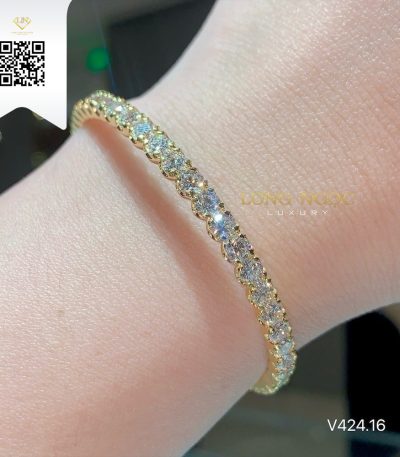 Vòng Tay Kim Cương V42416 Kim Cương Giá Tốt