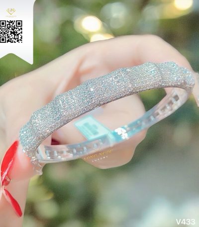Vòng Tay Kim Cương V433 Kim Cương Giá Tốt