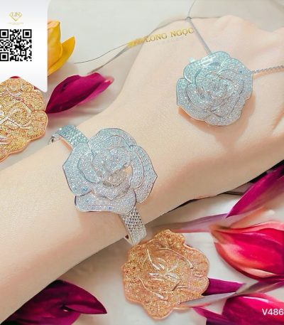 Vòng Tay Kim Cương V486 Kim Cương Giá Tốt