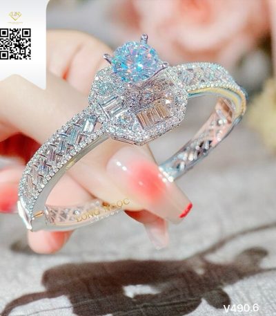 Vòng Tay Kim Cương V4906 Kim Cương Giá Tốt