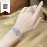 Vòng Tay Kim Cương V4907 Trần Dương Daimond Long Ngọc Luxury