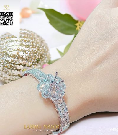 Vòng Tay Kim Cương V4961 Kim Cương Giá Tốt