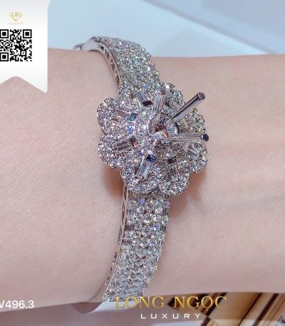 Vòng Tay Kim Cương V4963 Kim Cương Giá Tốt