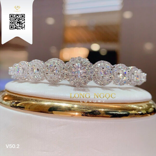 Vòng Tay Kim Cương V502 Dương Trần Daimond